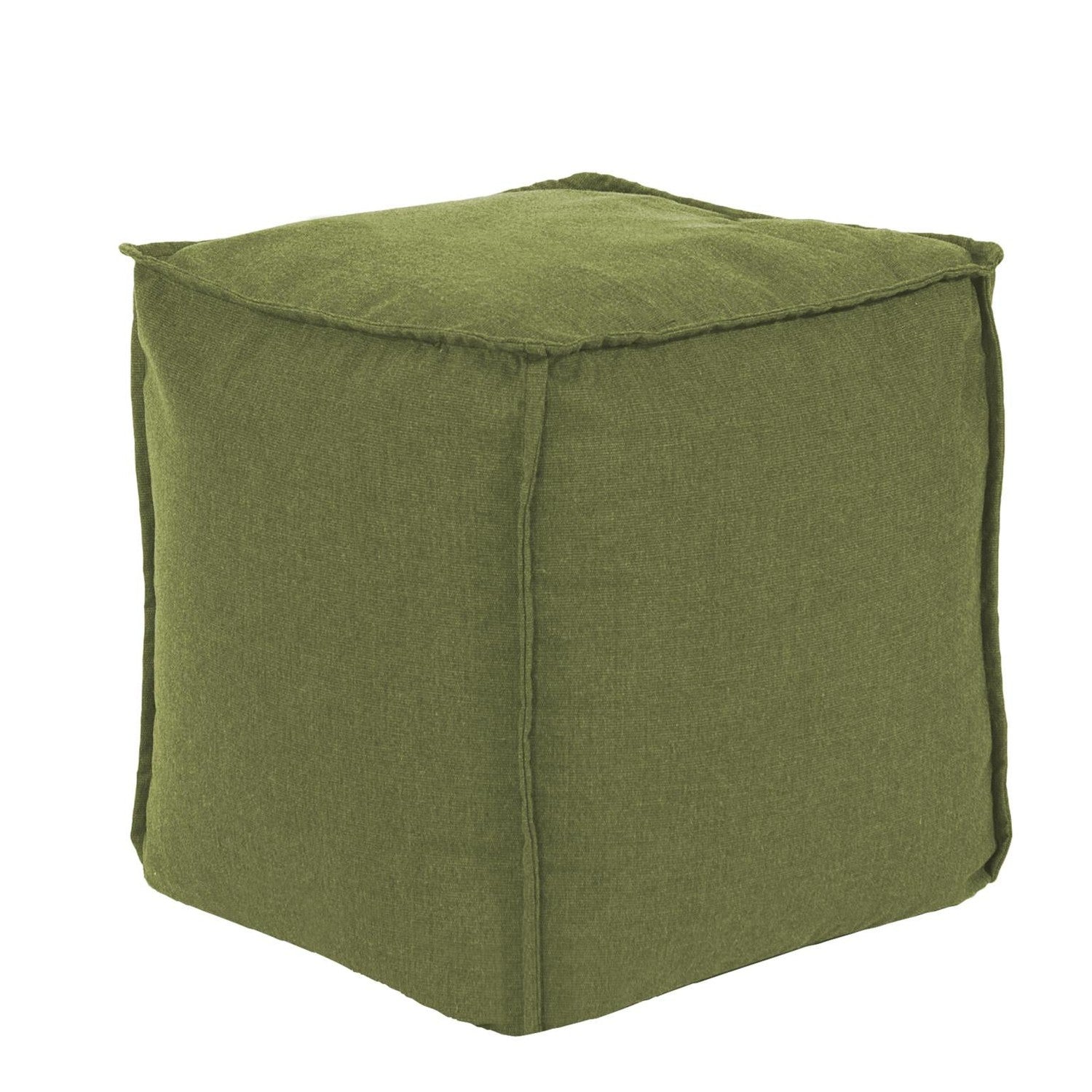 Outdoor Square Pouf-The Howard Elliott Collection-HOWARD-Q873-299-Stools & OttomansMoss-Cube Pouf-20-France and Son