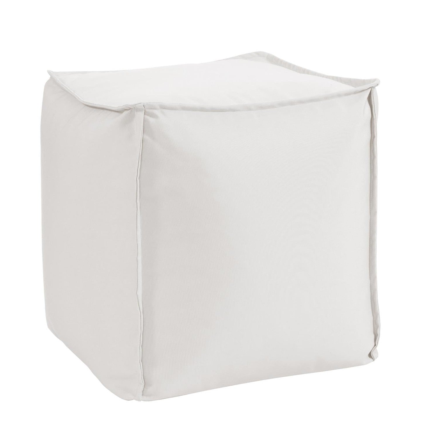 Outdoor Square Pouf-The Howard Elliott Collection-HOWARD-Q873-467-Stools & OttomansNatural-Cube Pouf-30-France and Son