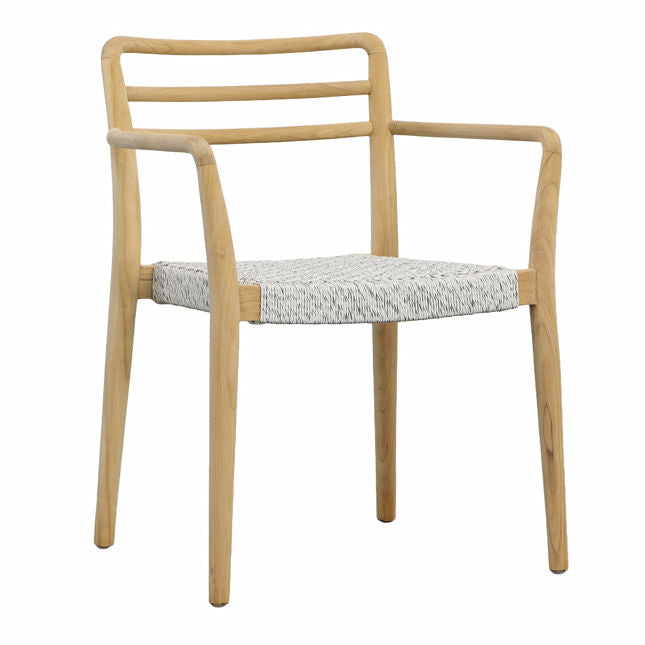 Danny Outdoor Dining Chair-Dovetail-DOVE-BJ025-Outdoor Dining Chairs-1-France and Son
