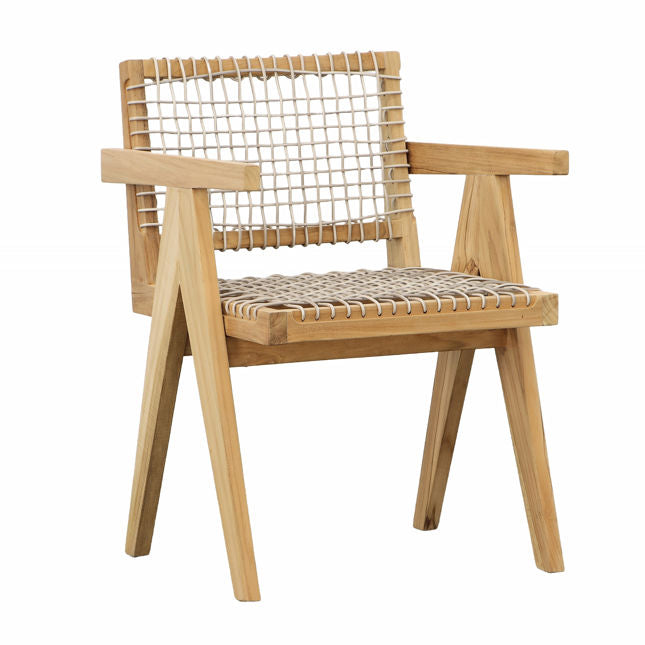 Urzu Outdoor Dining Chair-Dovetail-DOVE-BJ031-Outdoor Dining Chairs-1-France and Son