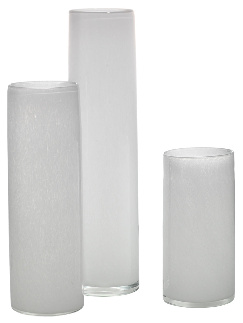 Gwendolyn Hand Blown Vases (Set of 3)-Jamie Young-JAMIEYO-7GWEN-VAWH-VasesWhite Glass-14-France and Son