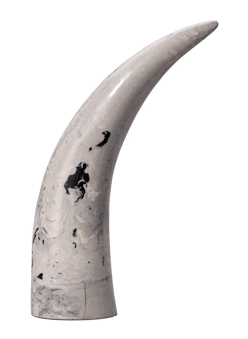 Varigated Horn Decorative Objects-Jamie Young-JAMIEYO-7VARI-OBGR-Decorative Objects-5-France and Son