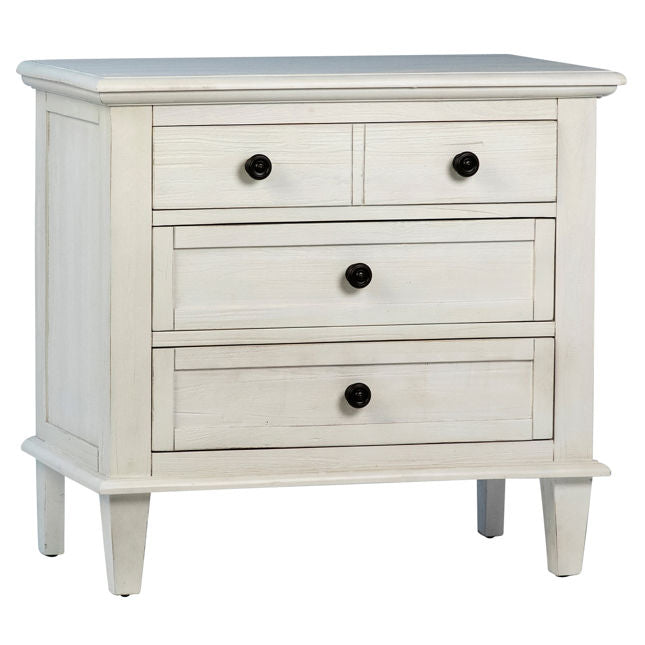 Lu 3 Drawer Nightstand-Dovetail-DOVE-DOV18127-Nightstands-1-France and Son