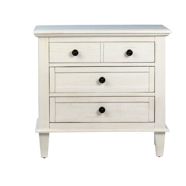 Lu 3 Drawer Nightstand-Dovetail-DOVE-DOV18127-Nightstands-2-France and Son