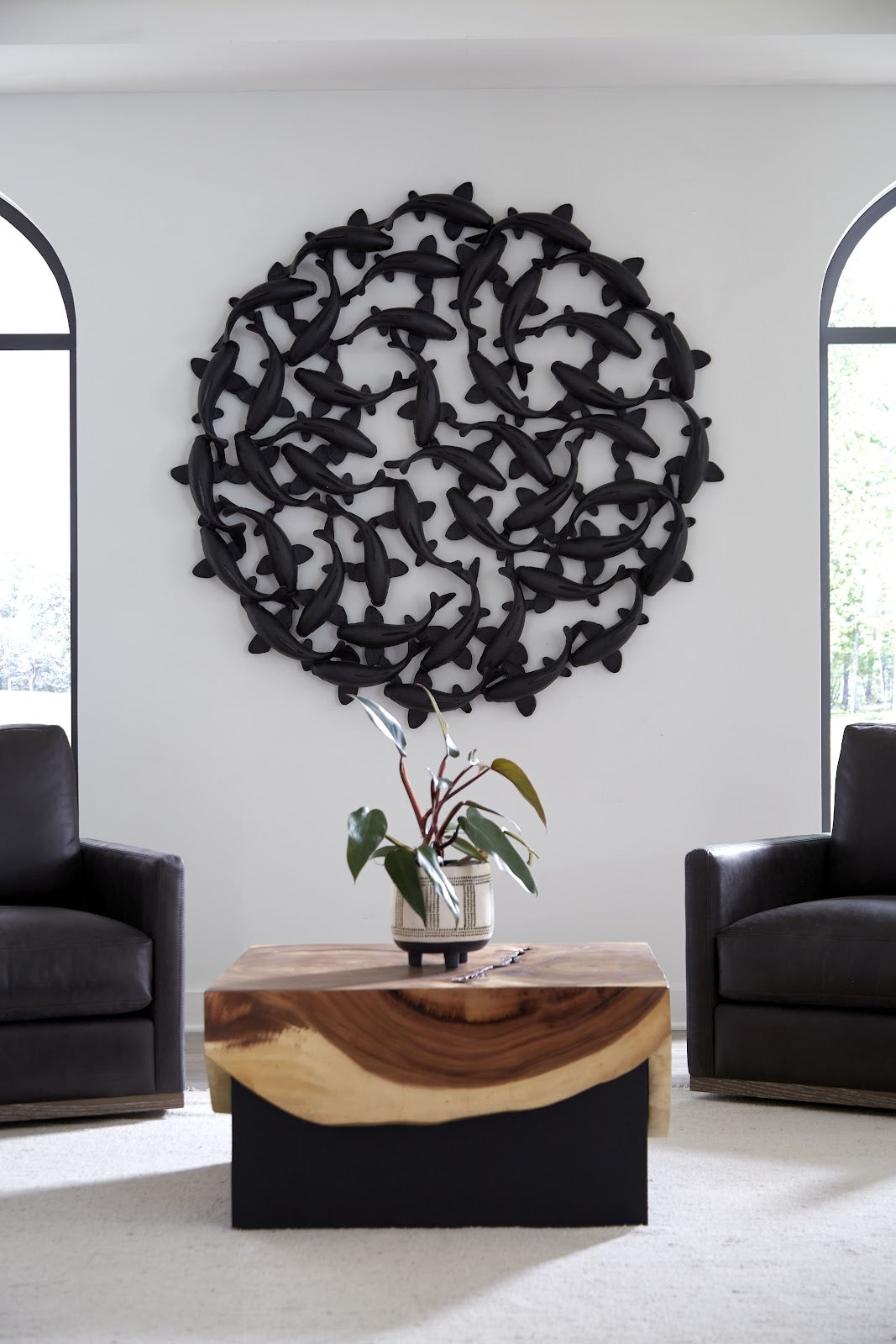 Overflow Coffee Table - Natural - Iron-Phillips Collection-PHIL-TH110323-Coffee Tables-4-France and Son