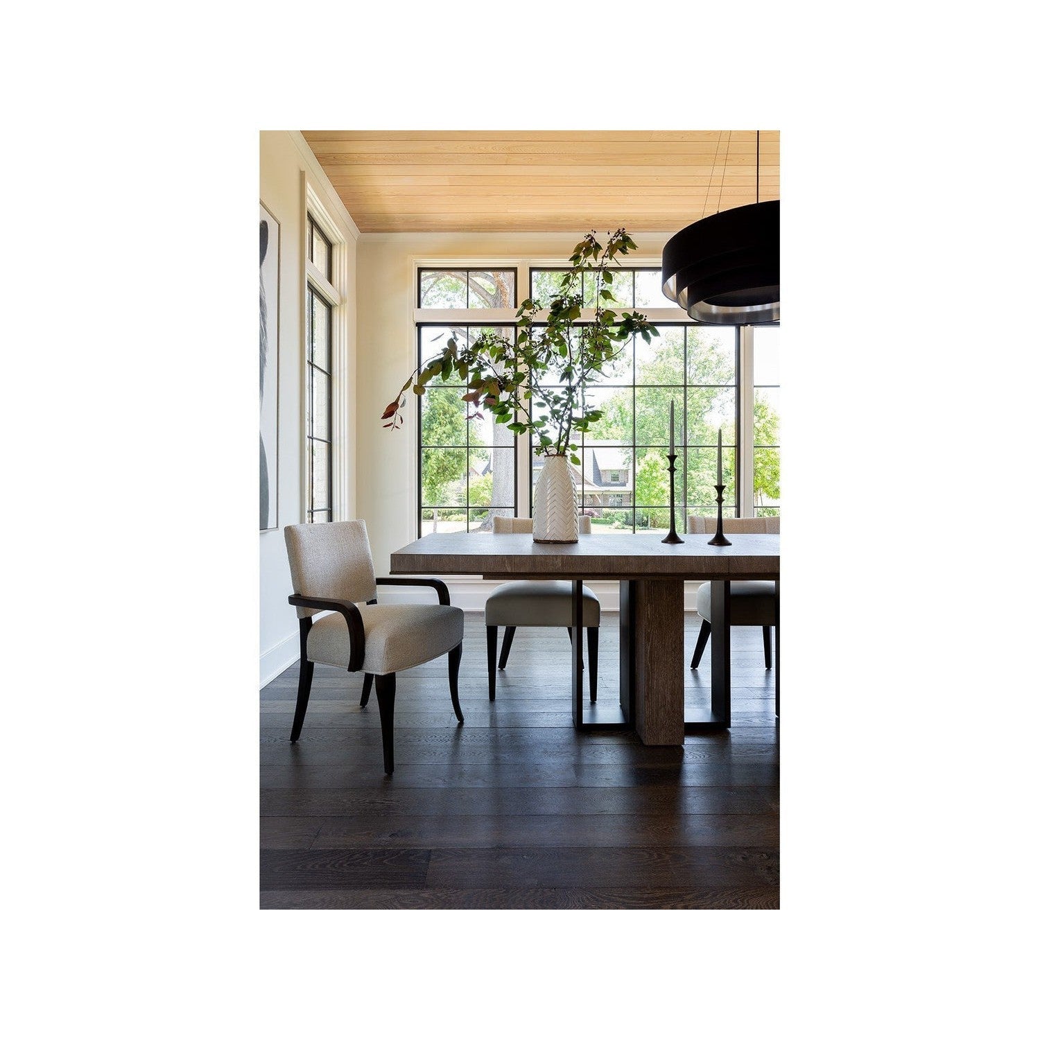 Erinn V X Universal - Arcata Arm Chair-Universal Furniture-UNIV-U225B737-Dining Chairs-3-France and Son