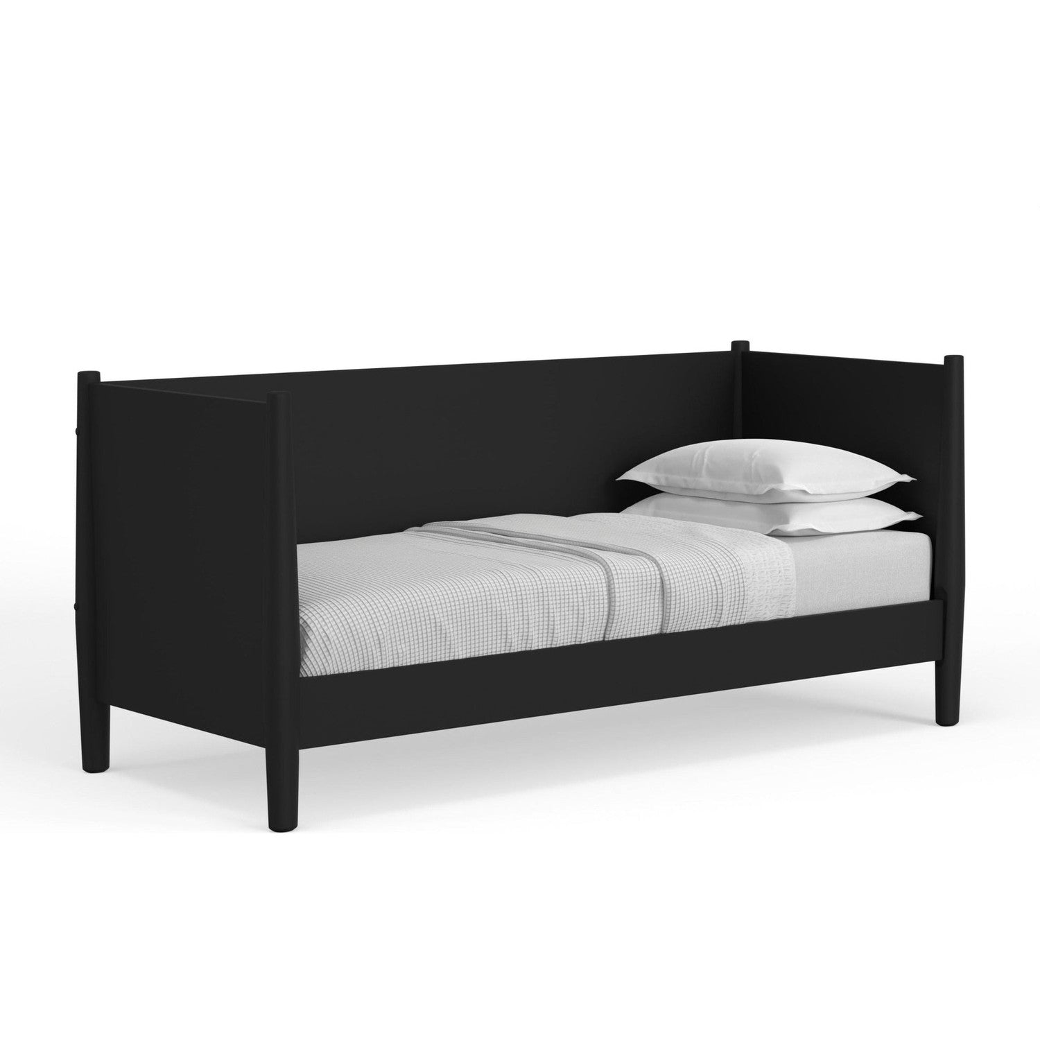 Flynn Day Bed - Black-Alpine Furniture-Alpine-966BLK-09T-Daybeds-1-France and Son