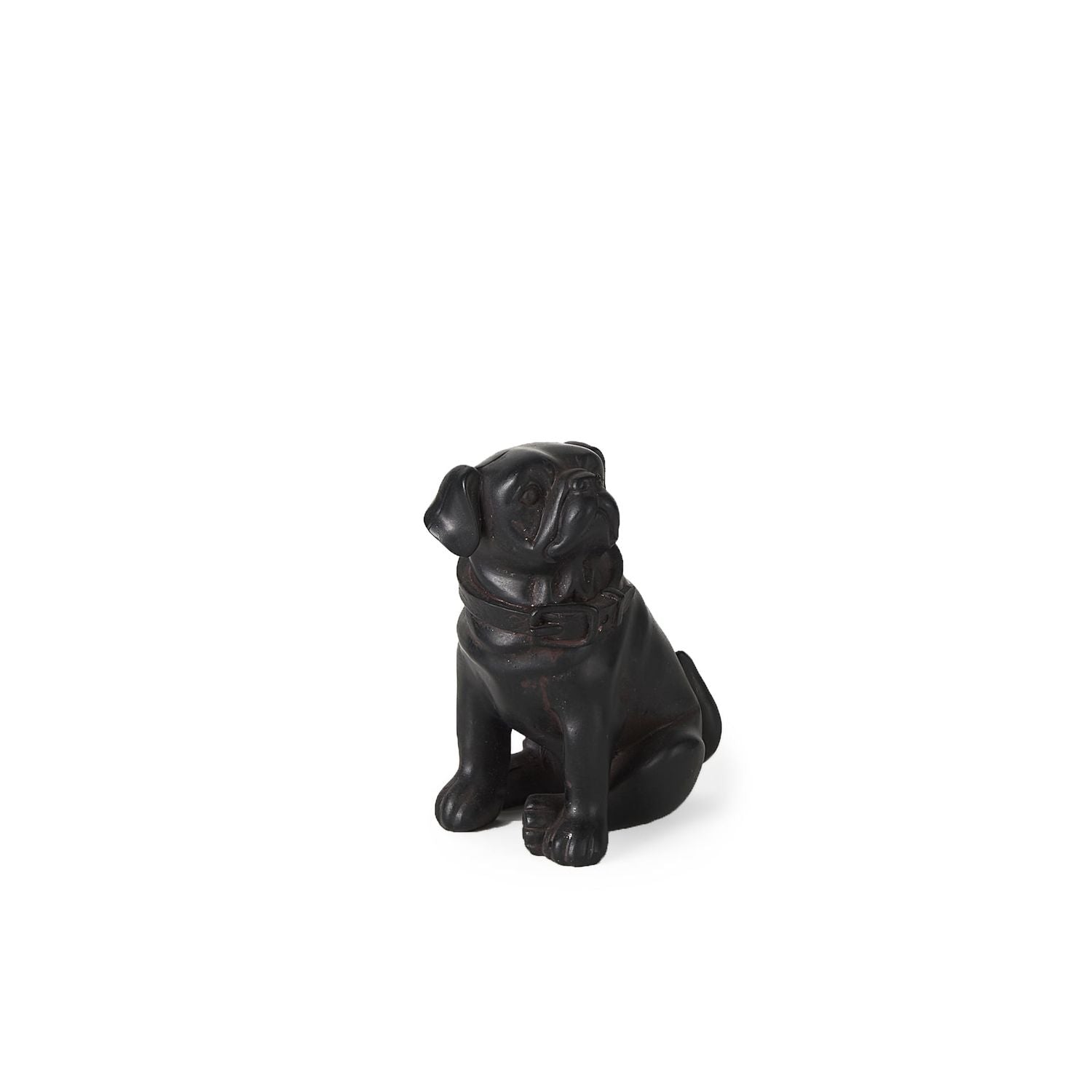 Cadence Black Resin Pug Dog