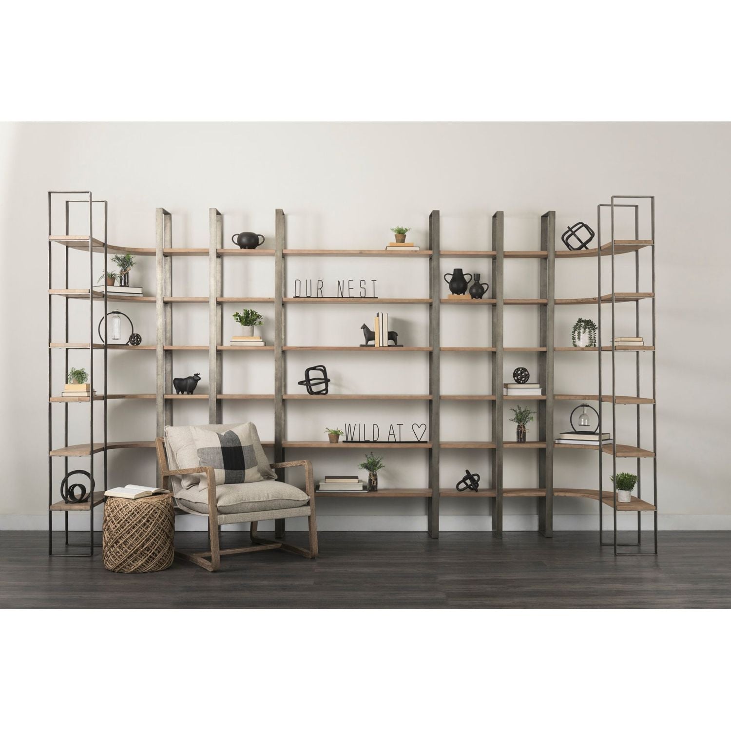 Raquel 18x18 Beige and Black Fabric Plaid Decorative Pillow Cover