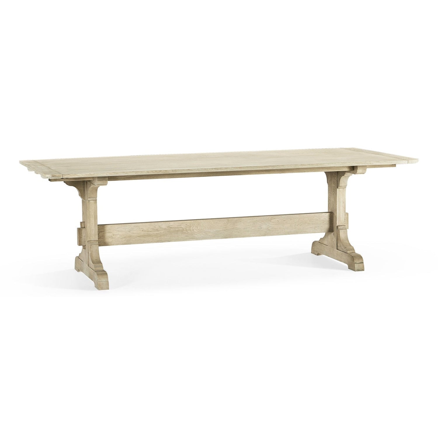 Epoch Trestle Dining Table-Jonathan Charles-JCHARLES-003-2-A50-STO-Dining TablesWhite-1-France and Son