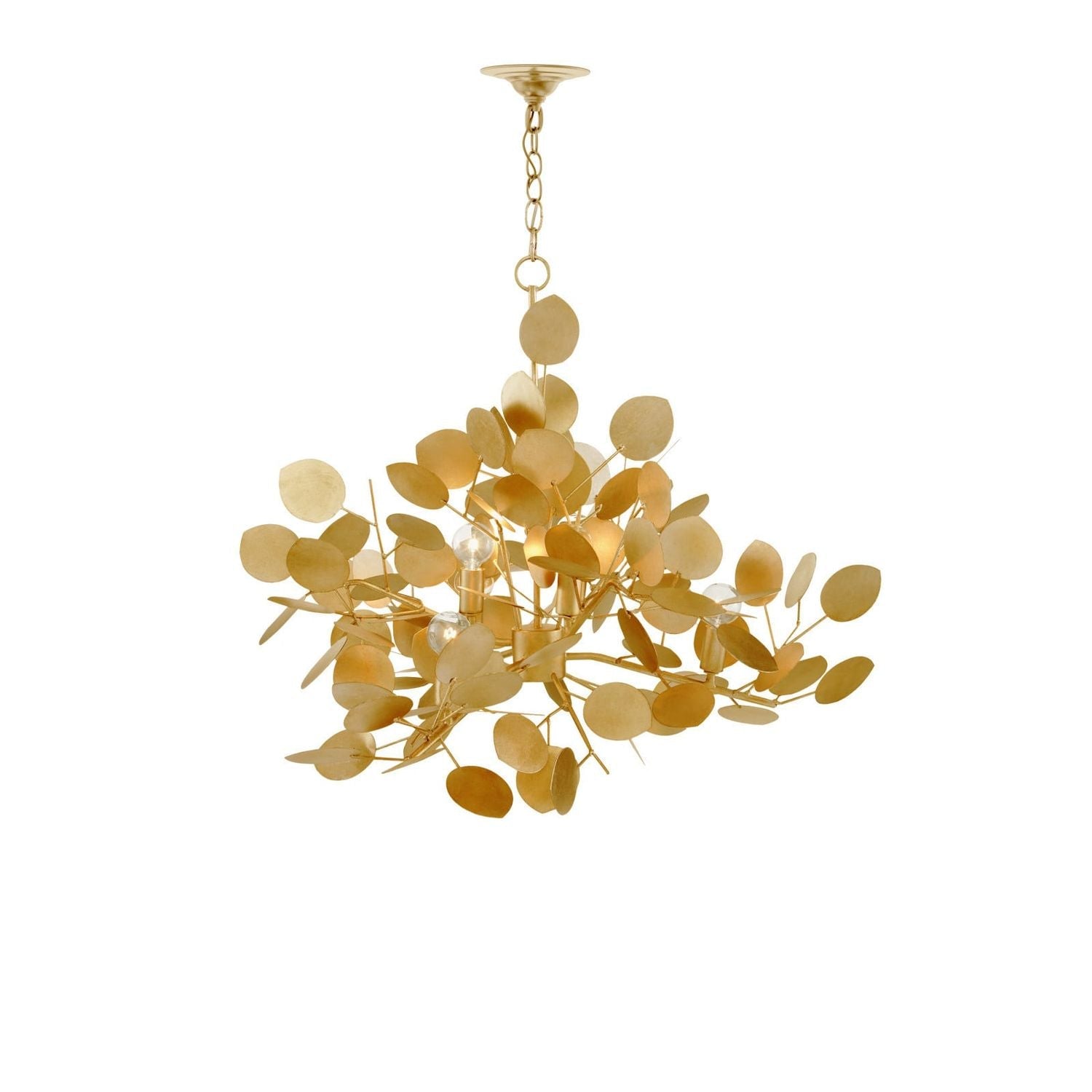 Lunaria Large Gold Chandelier