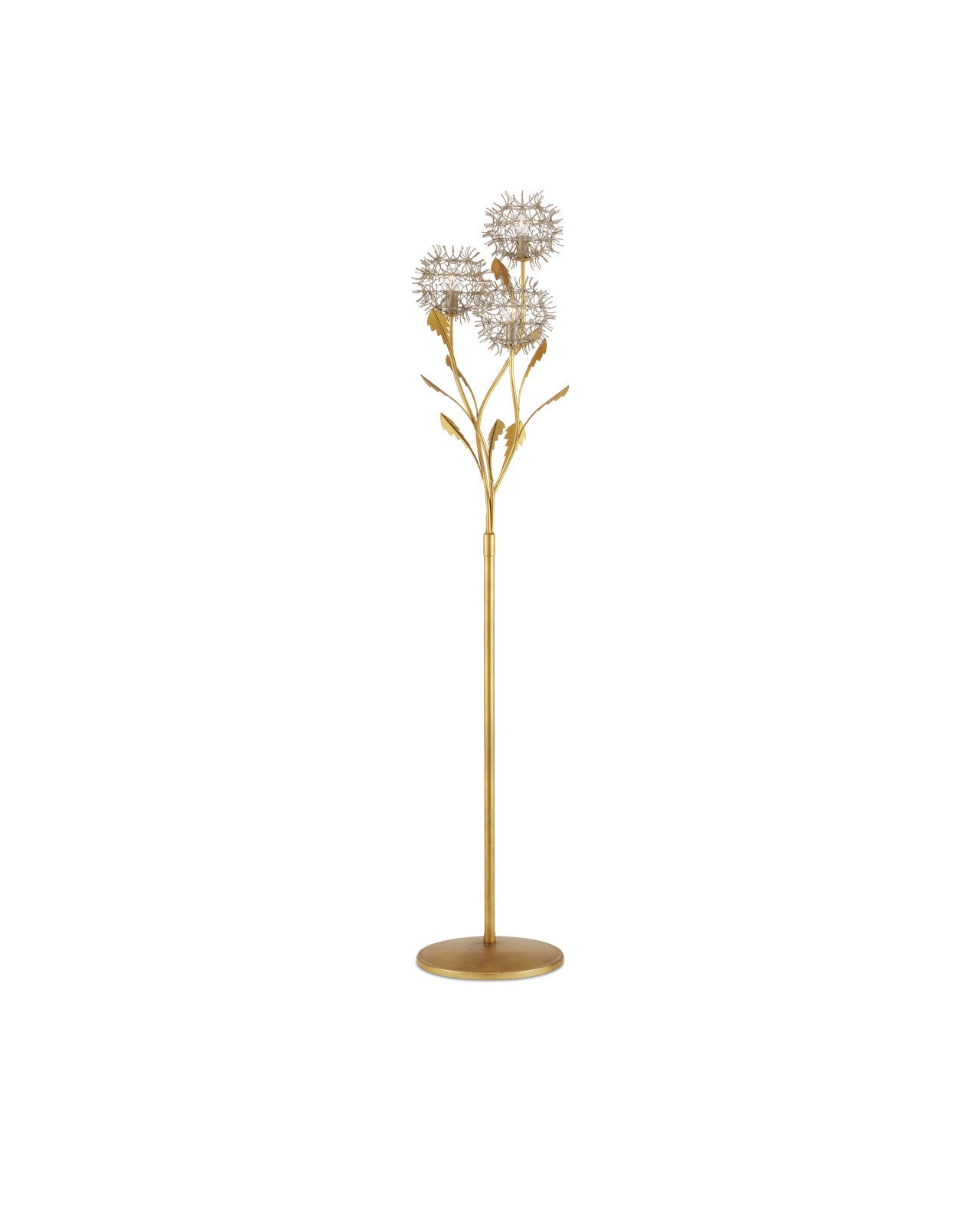 Dandelion Silver & Gold Floor Lamp