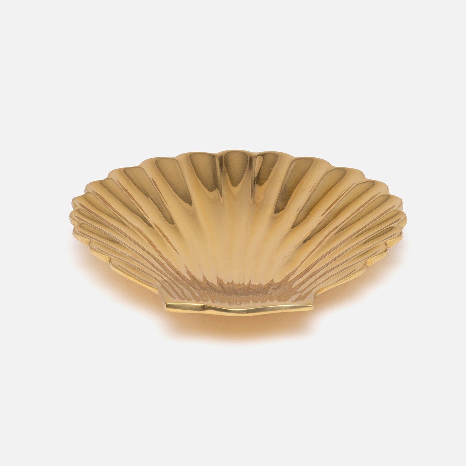 Arista, Polished Gold, Clam Shell Bath Accessory, Brass, S/2