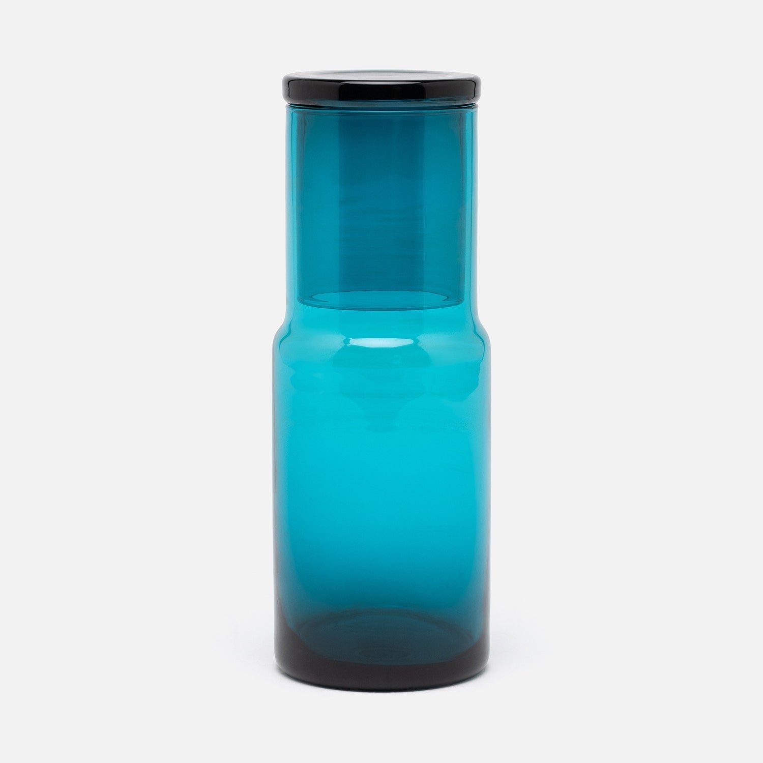 Replacement, Faro, Amber, Cylinder Carafe, Top Lid Only, Hand Blown Glass