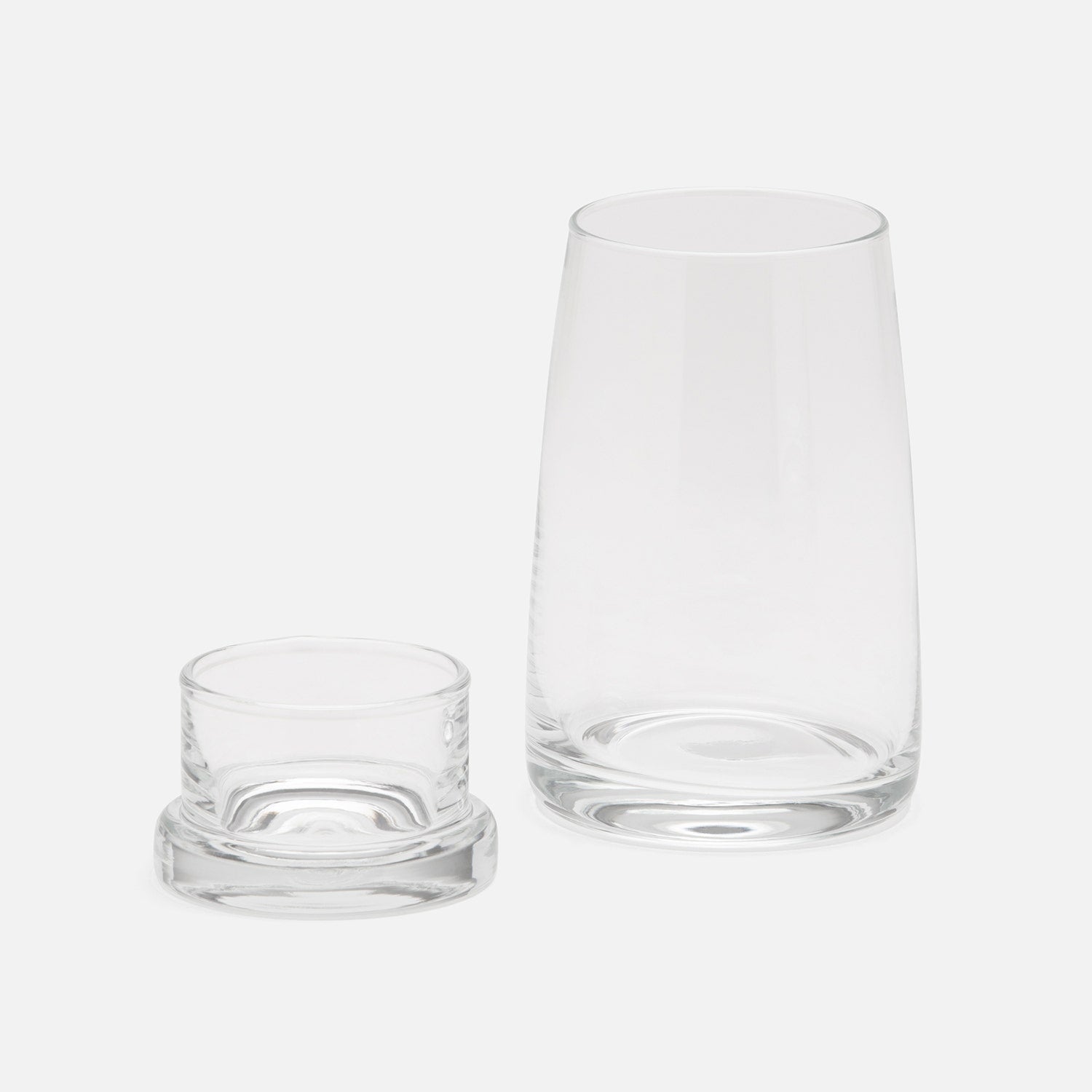 Hawley, Clear, Carafe, Hand Blown Glass