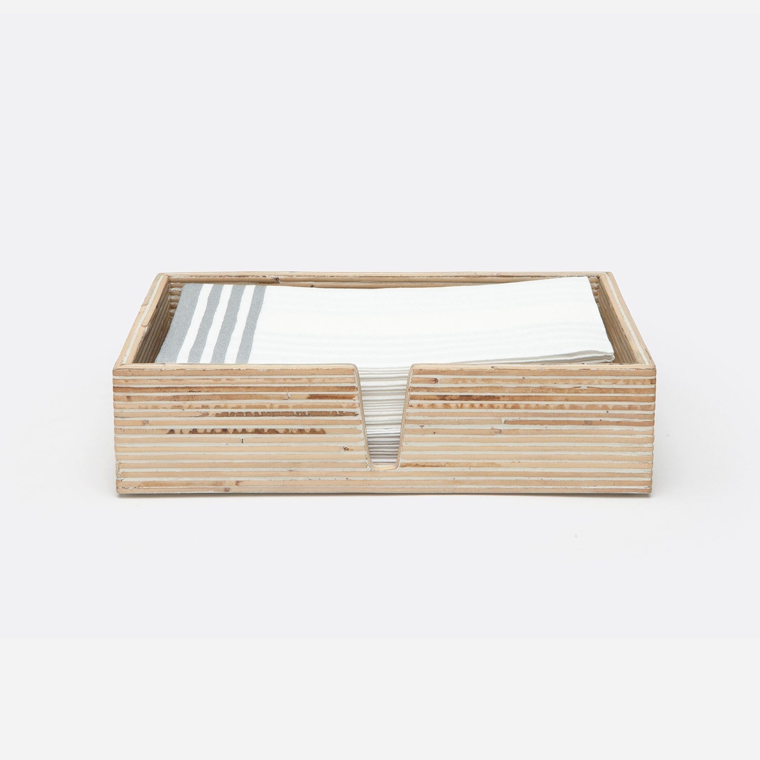 Kona, Bleached, Hand Towel Tray, Rattan, Multiples Of 2