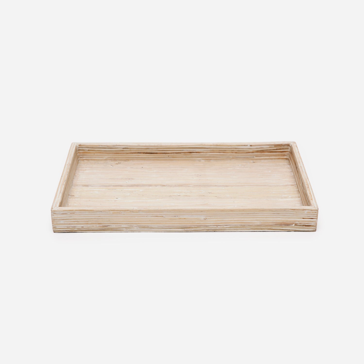 Kona, Bleached, Nested Trays, Rectangular Straight, Rattan, S/2