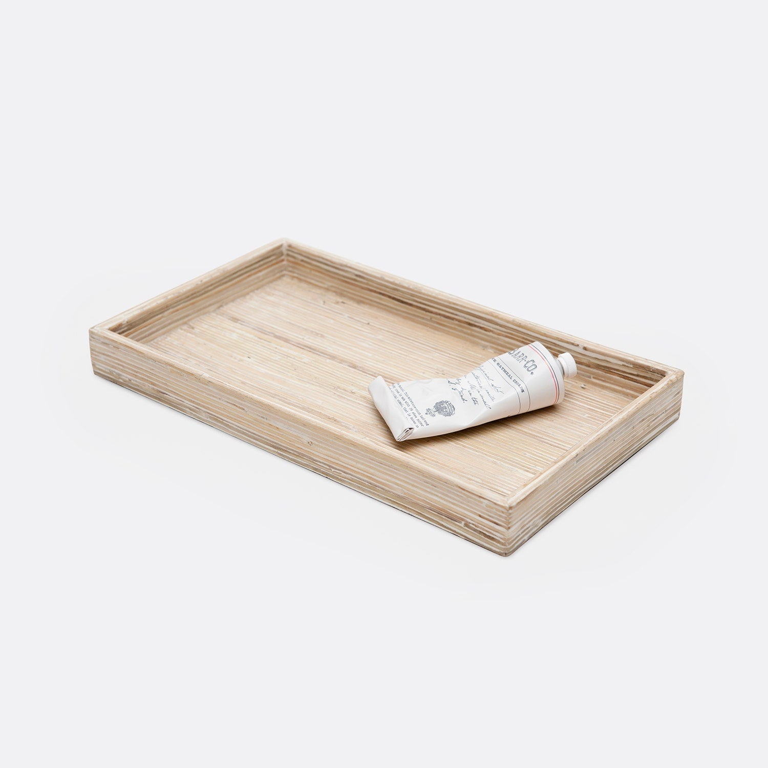 Kona, Bleached, Nested Trays, Rectangular Straight, Rattan, S/2