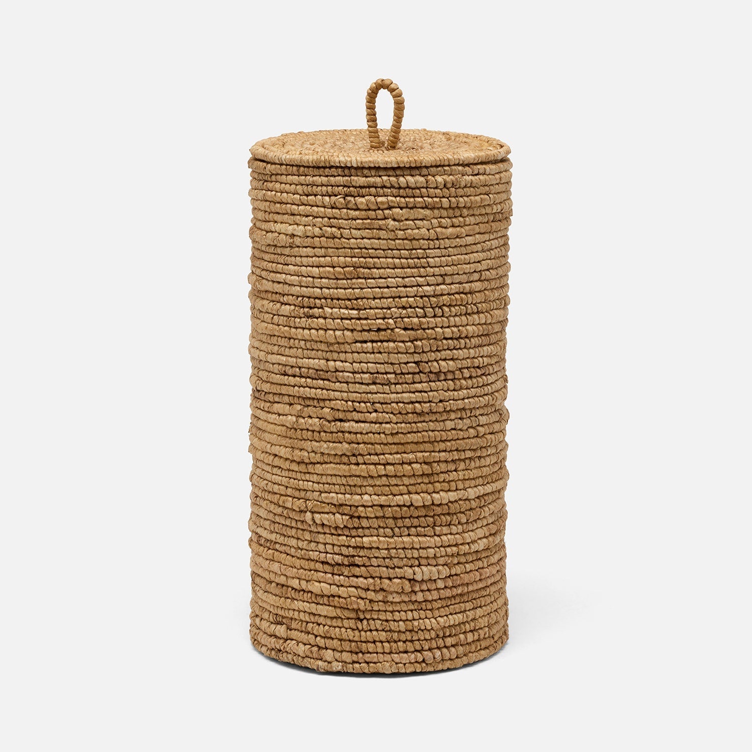 Magnolia, Natural, Double Toilet Paper Holder, Round, Abaca