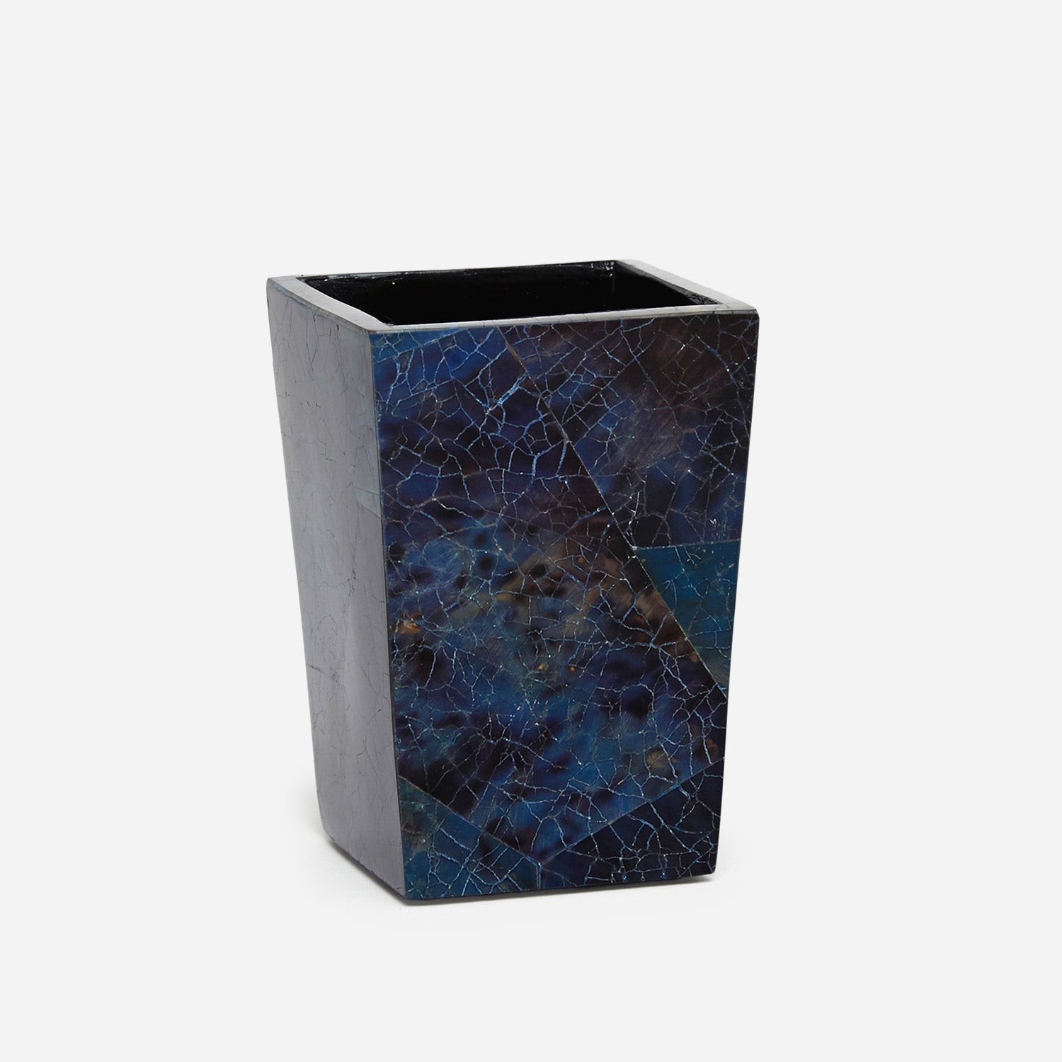 Santorini, Dark Blue, Brush Holder, Square Tapered, Pen Shell