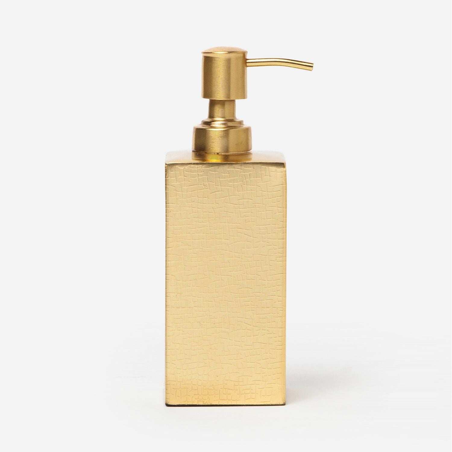 Tiset, Soap Pump, Ss, Gold, Etched Stainless Steel
