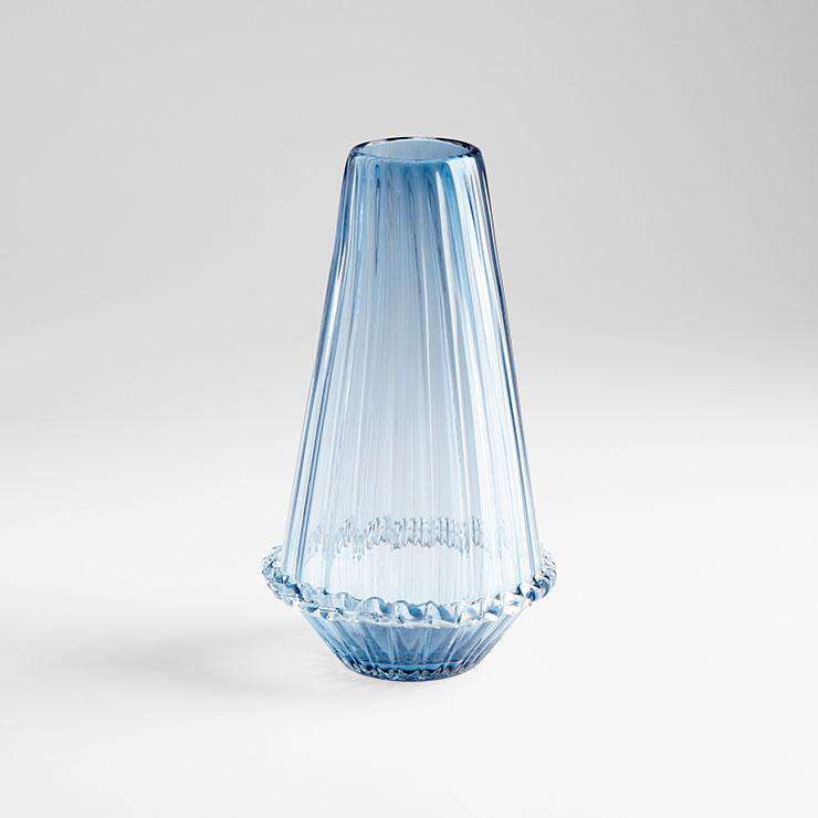 Blue Persuasio Vase-Cyan Design-CYAN-09171-Decor-1-France and Son