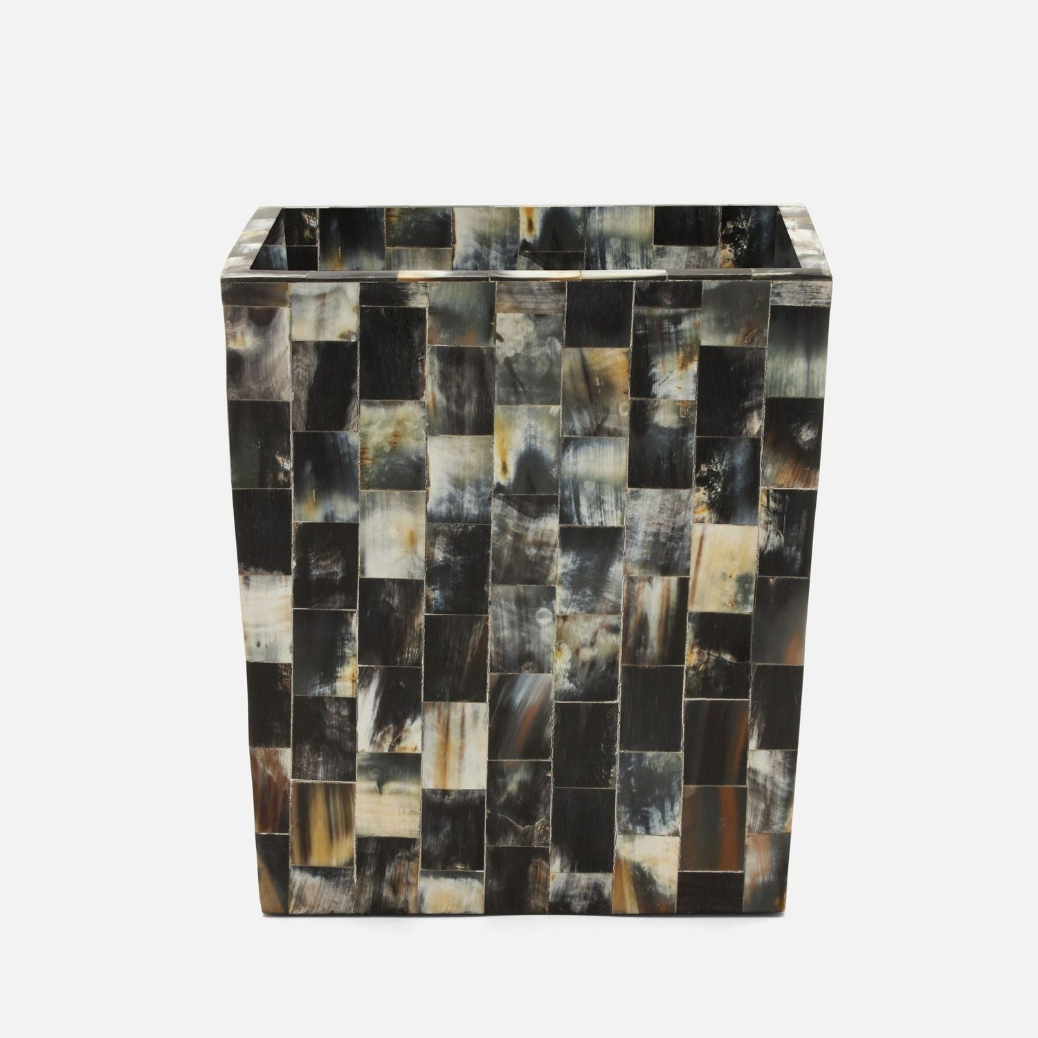Lark, Dark, Wastebasket, Rectangular Tapered, Horn