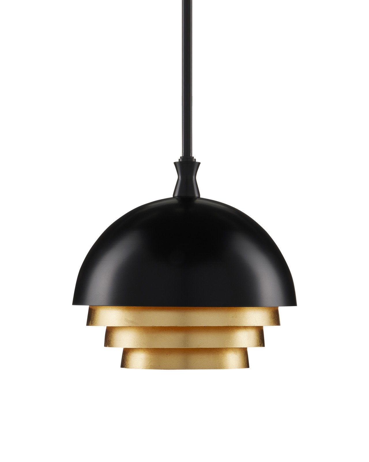 Salviati Medium Black & Gold Pendant