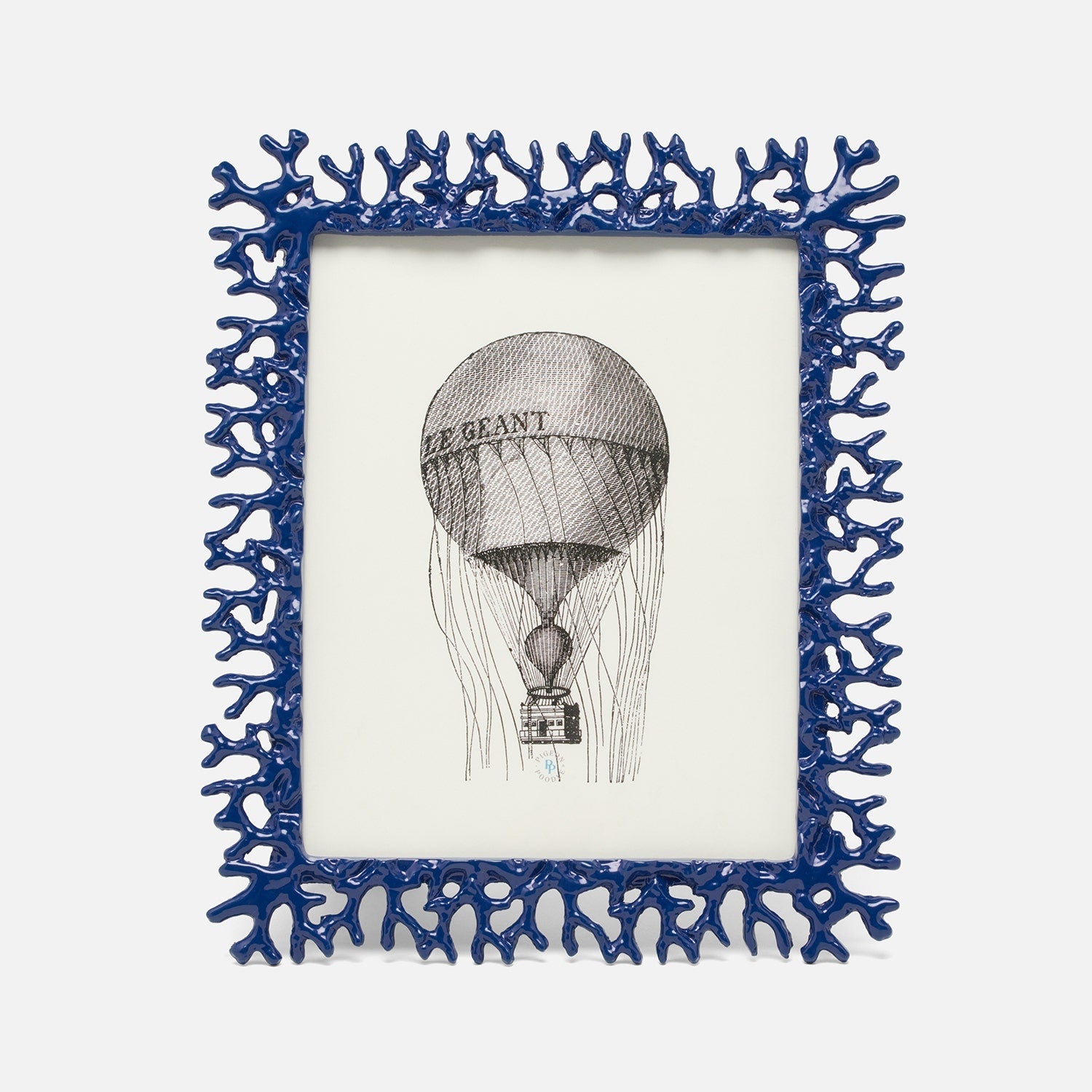 Chelsea, Navy, Frame, 8"X10", Brass