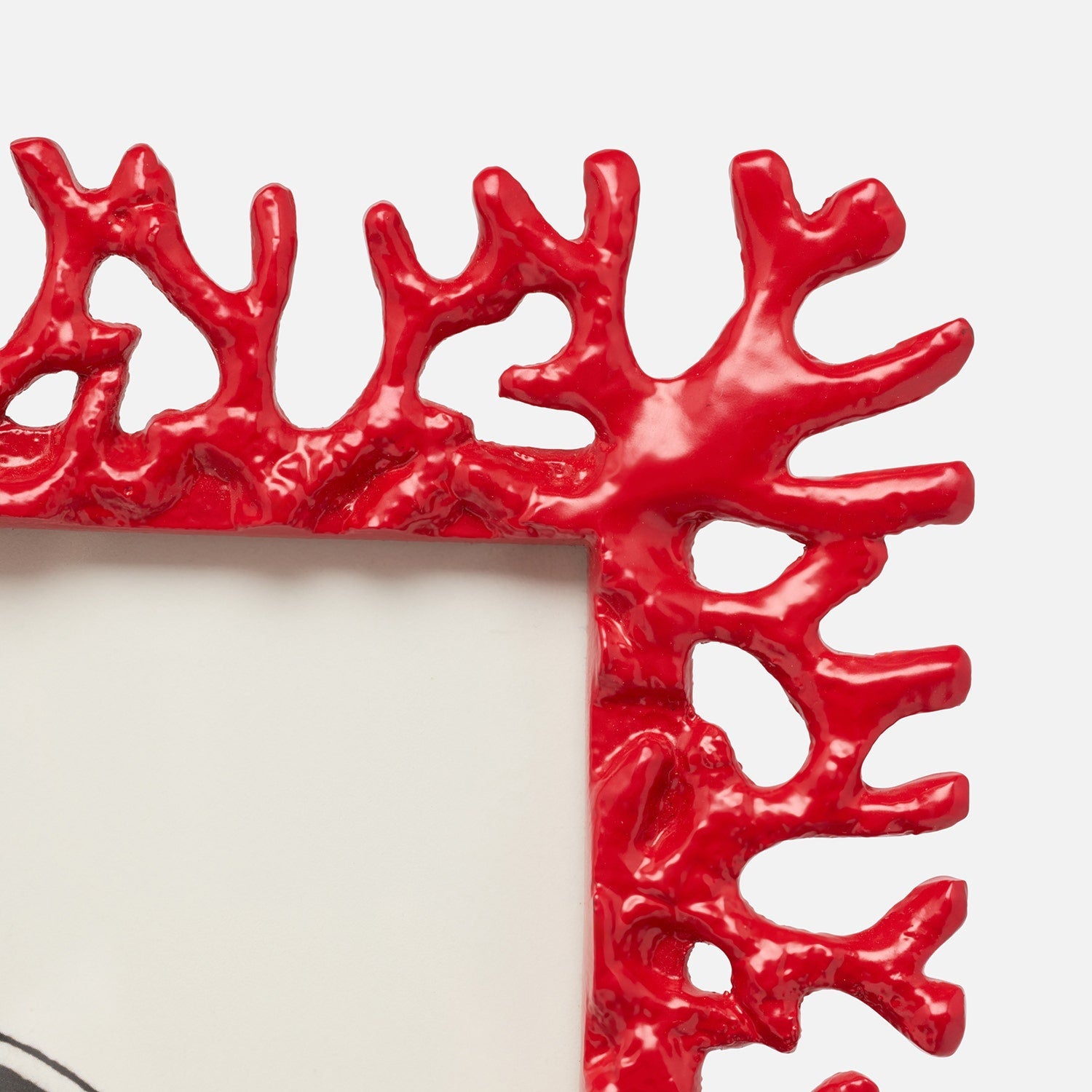 Chelsea, Ruby Red, Frame, 8"X10", Brass