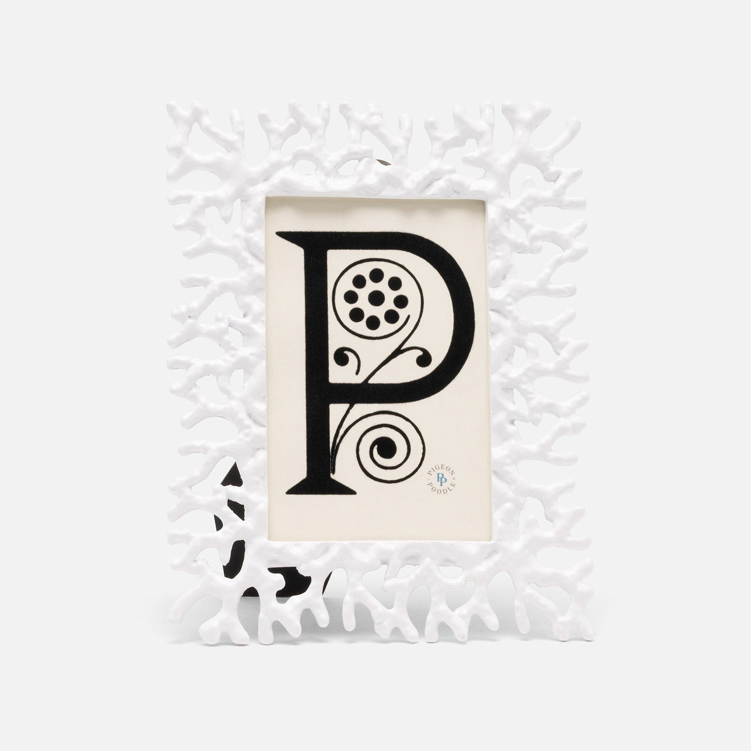 Chelsea, White, Frame, 4"X6", Brass