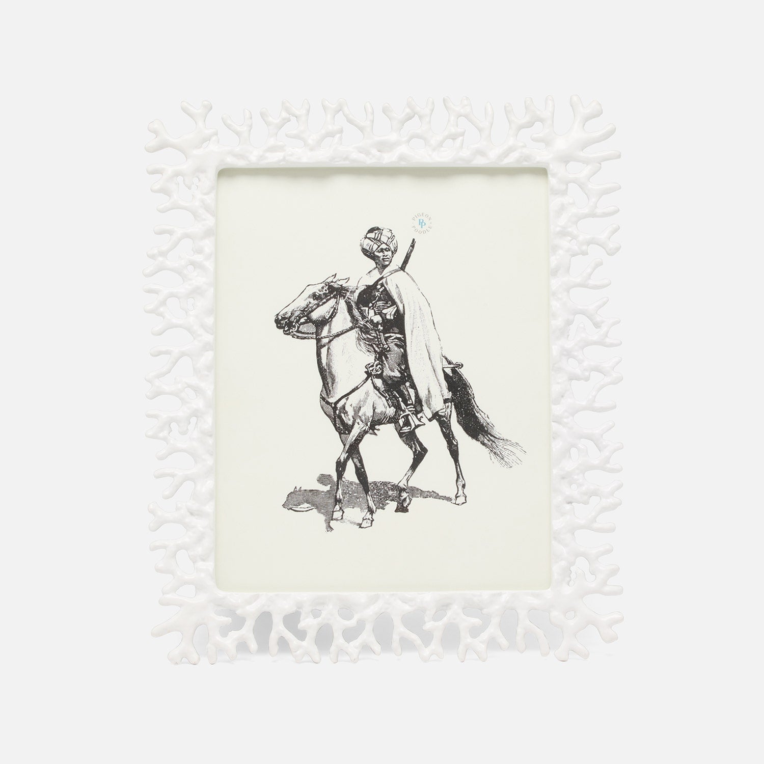 Chelsea, White, Frame, 8"X10", Brass