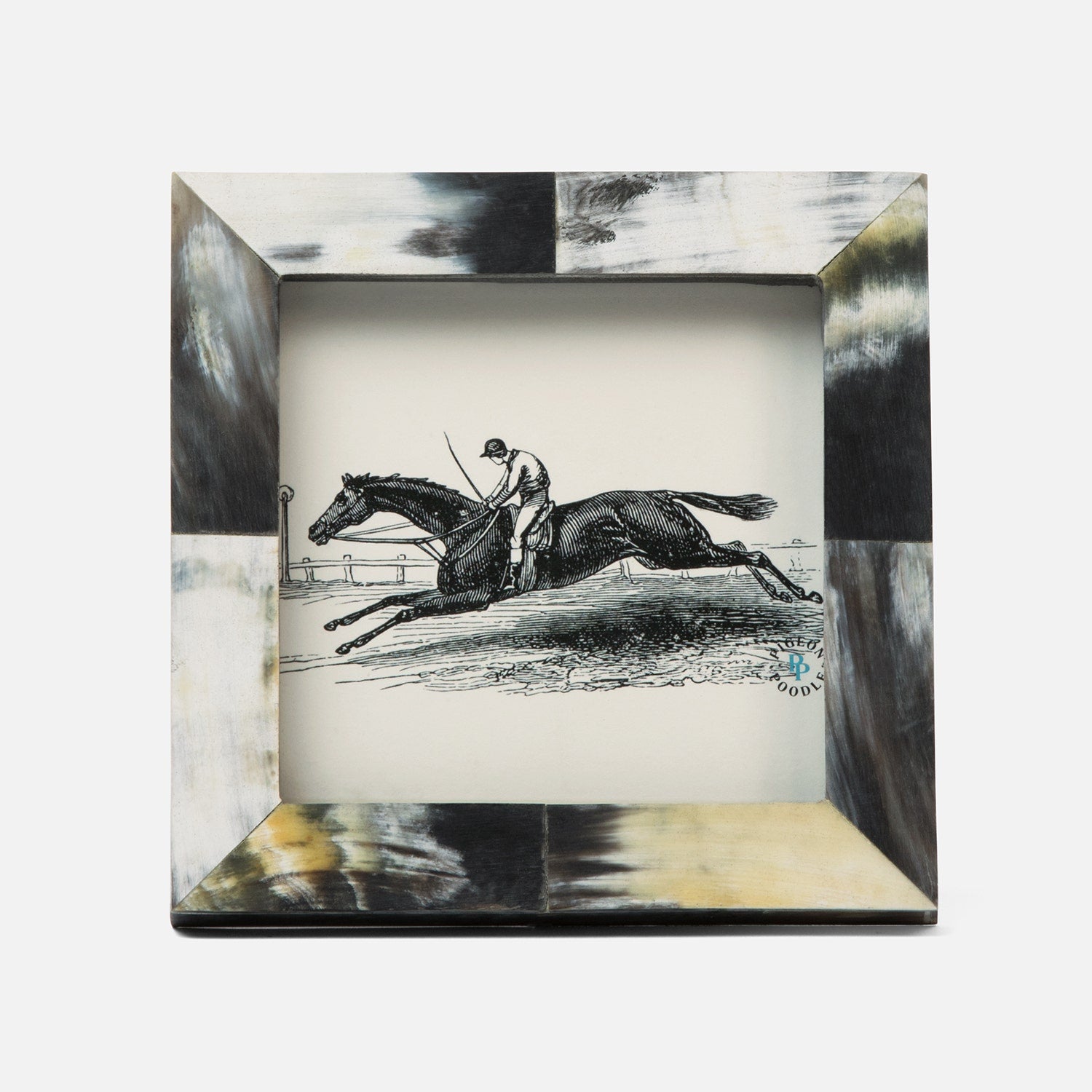 Essen, Dark, Frame, 5"X5", Horn