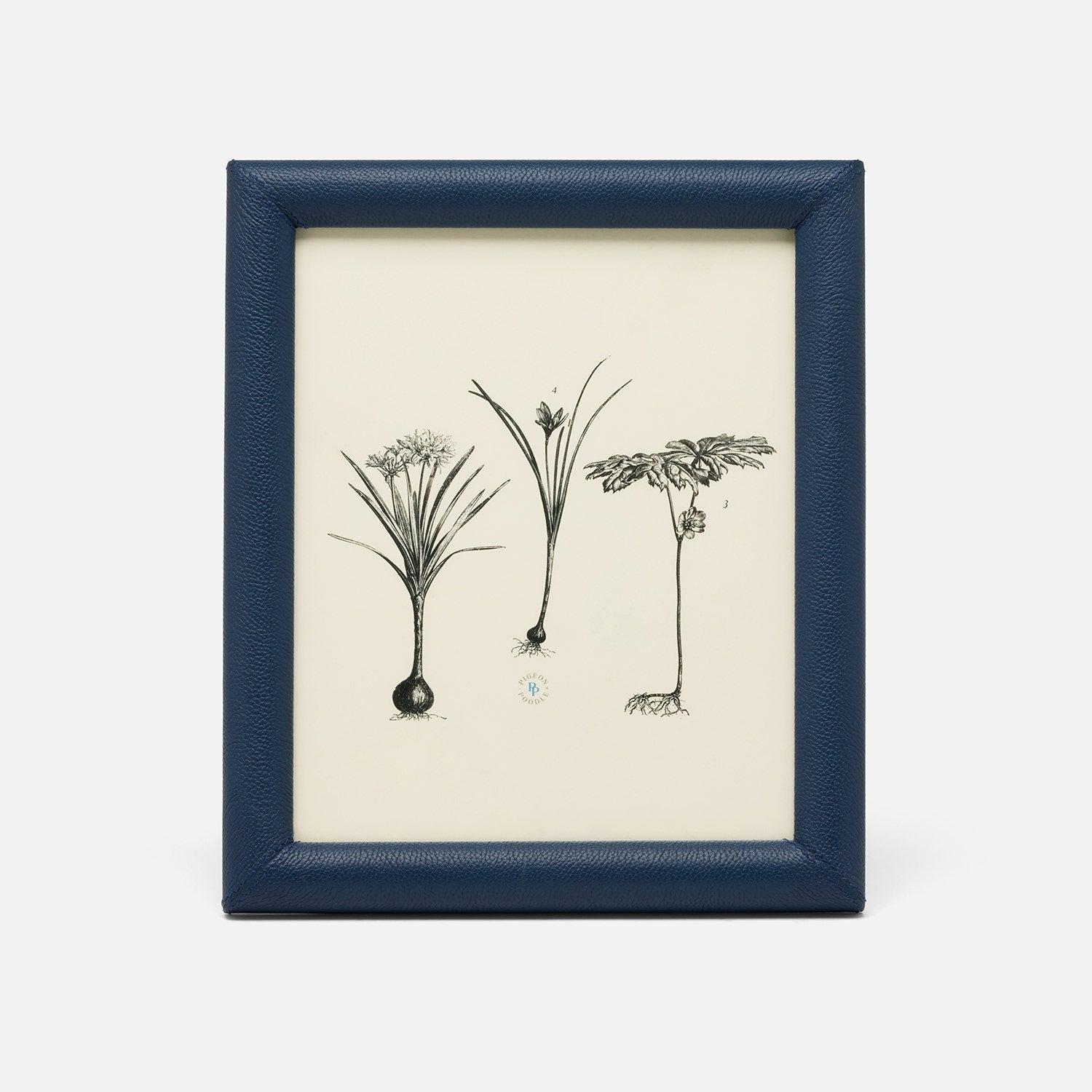 Eton, Navy, Frame, 8"X10", Full-Grain Leather