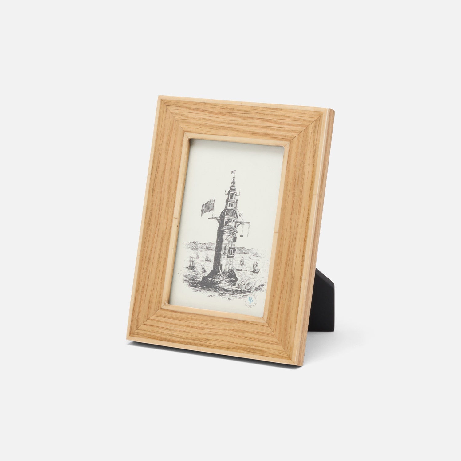 Medford, Natural/Ivory, Frame, 4"X6", Oak/Bone