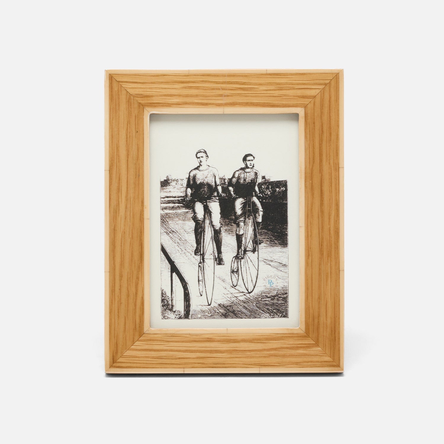 Medford, Natural/Ivory, Frame, 5"X7", Oak/Bone
