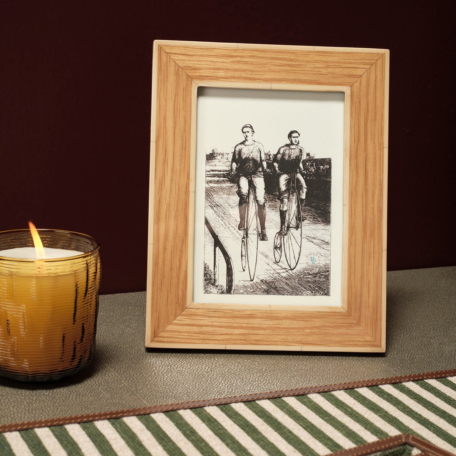 Medford, Natural/Ivory, Frame, 5"X7", Oak/Bone