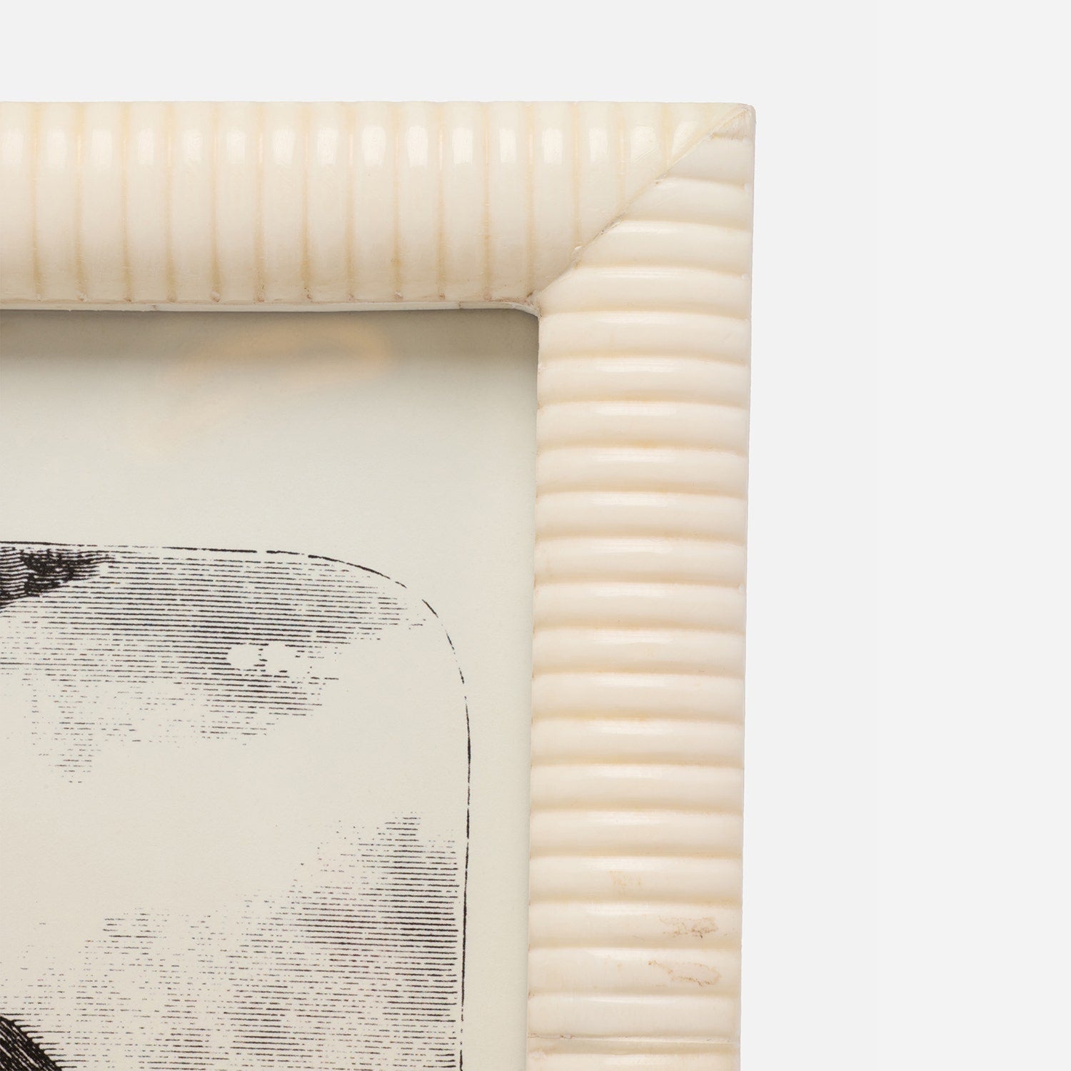 Metz, White, Frame, 8"X10", Bone