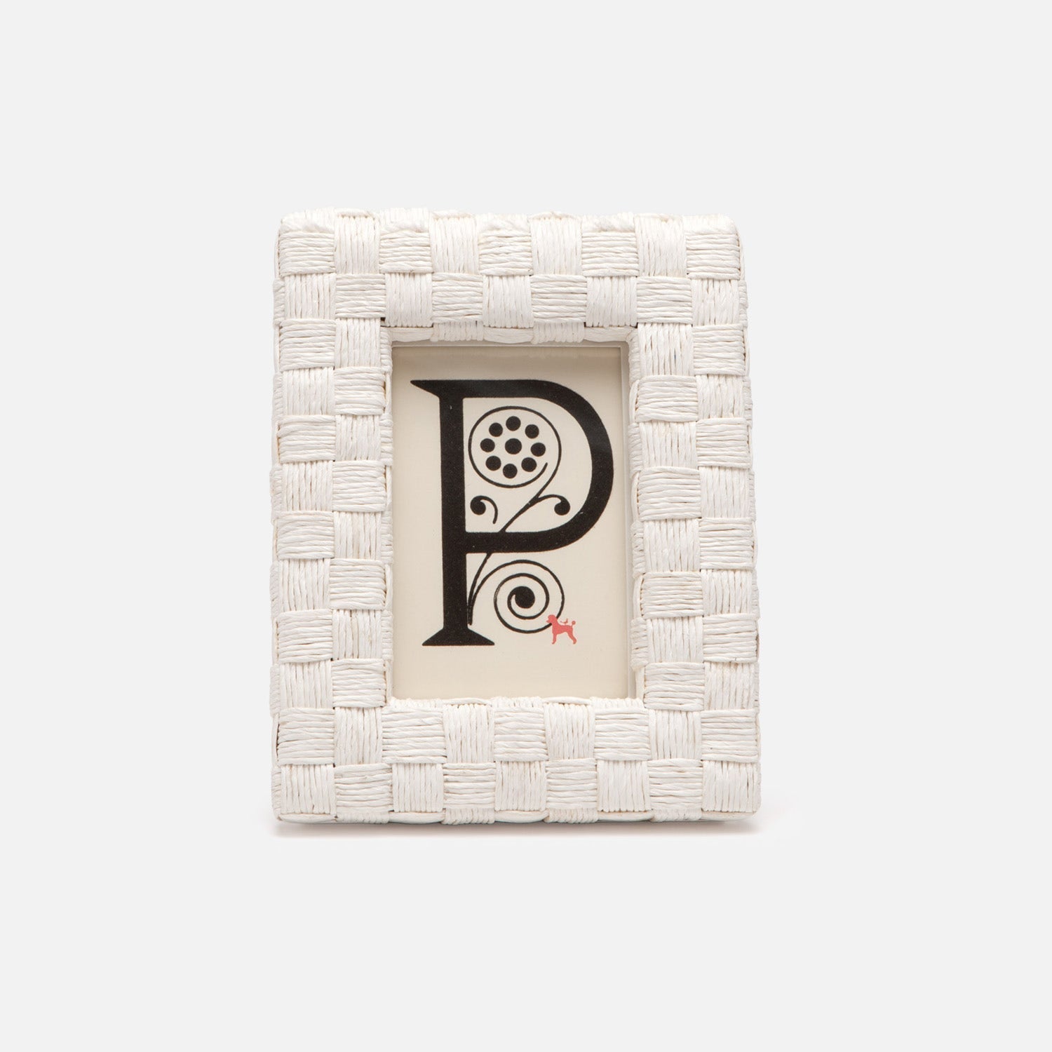 Nassau, White, Frame, 4"X6", Rope
