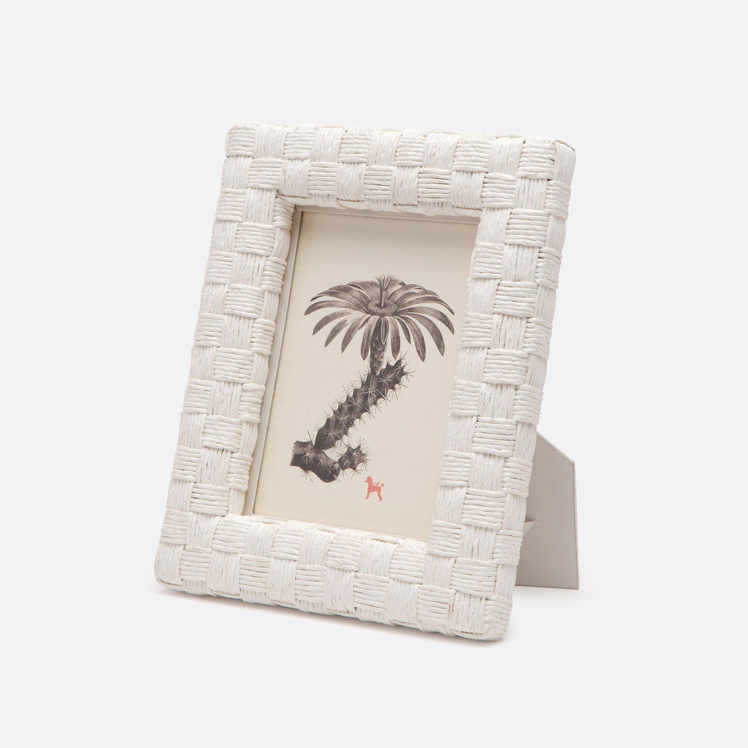 Nassau, White, Frame, 5"X7", Rope