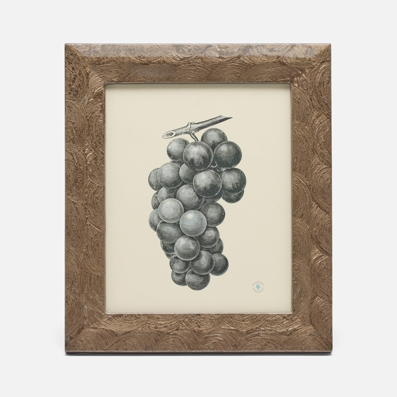 Navagio, Mocha, Frame, 8"X10", Spiral Burl Resin