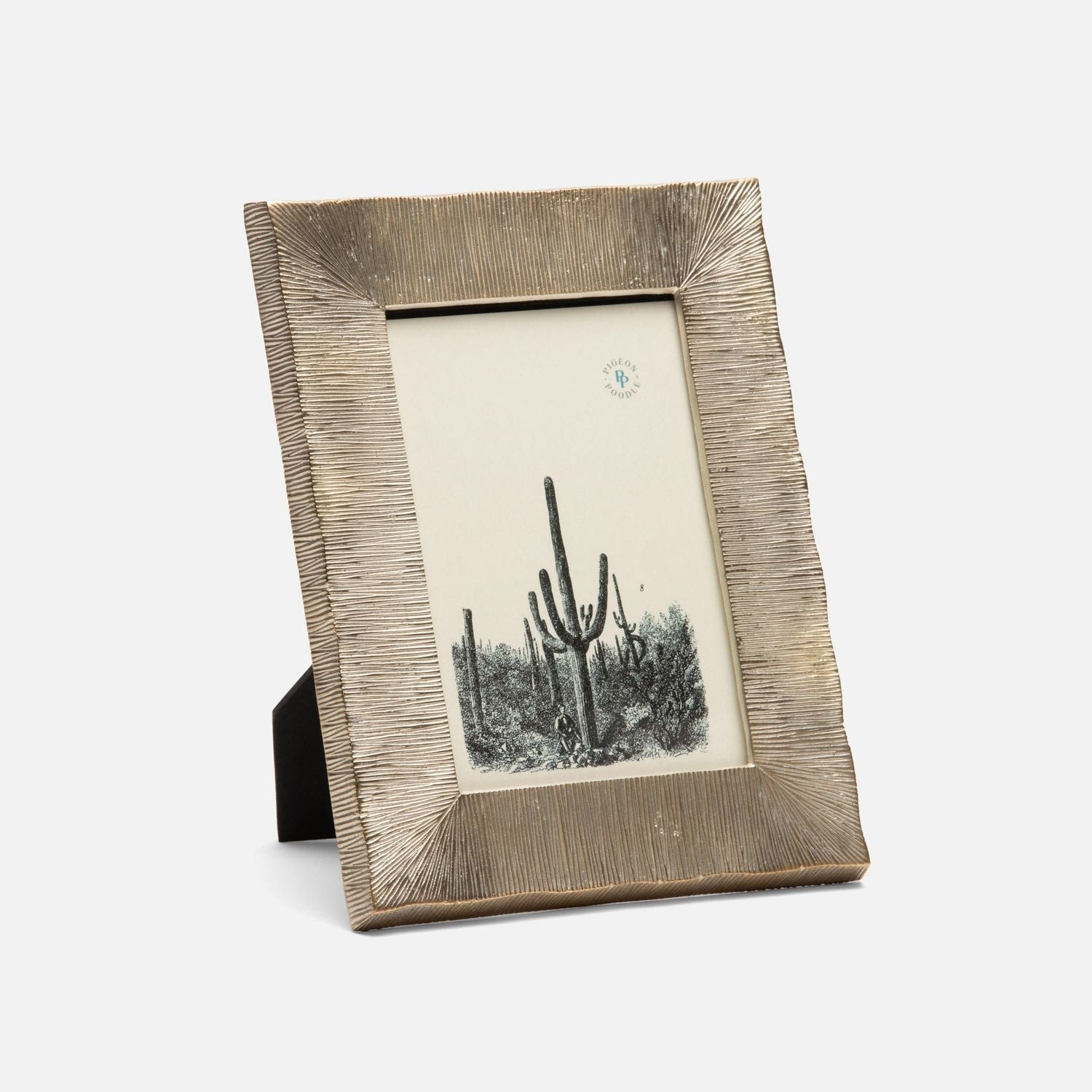Tulua, Tarnished Silver, Frame, 4"X 6", Brass