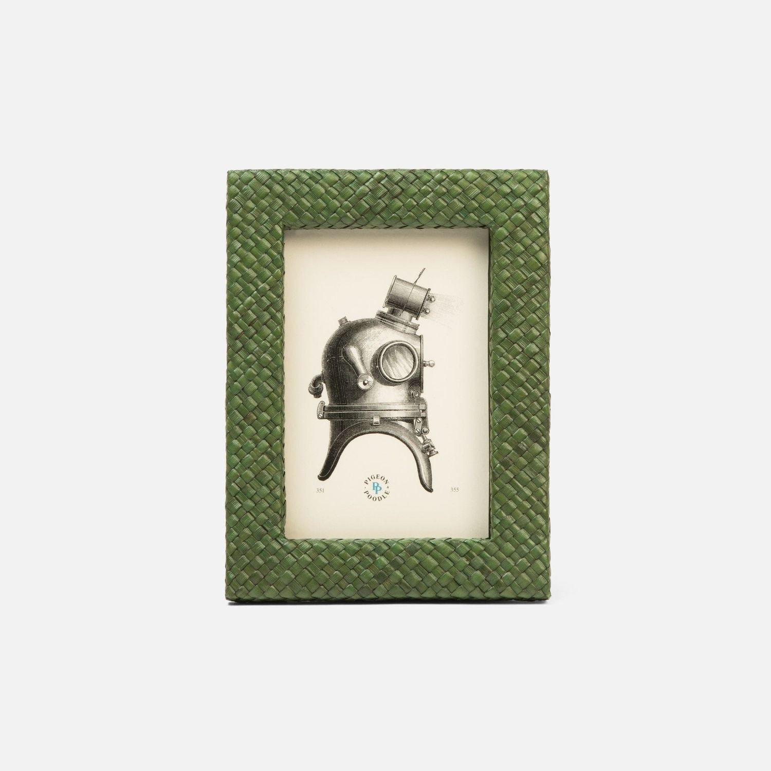 Uvita, Dark Green, Frame, 4"X6", Pandan