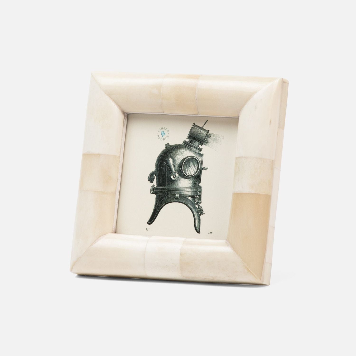 Vannes, Natural, Frame, 5"X5", Bone