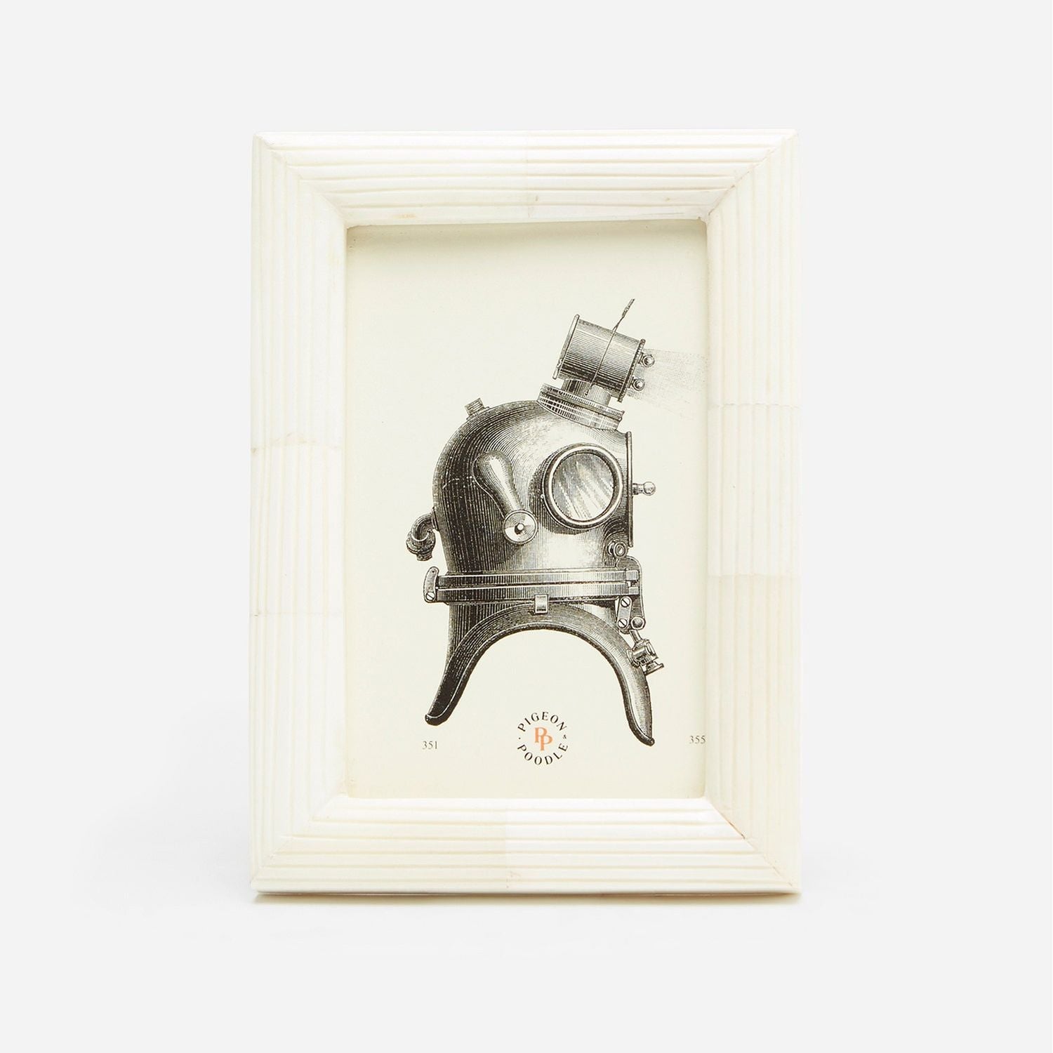 Velden, Natural, Frame, 4"X6", Bone