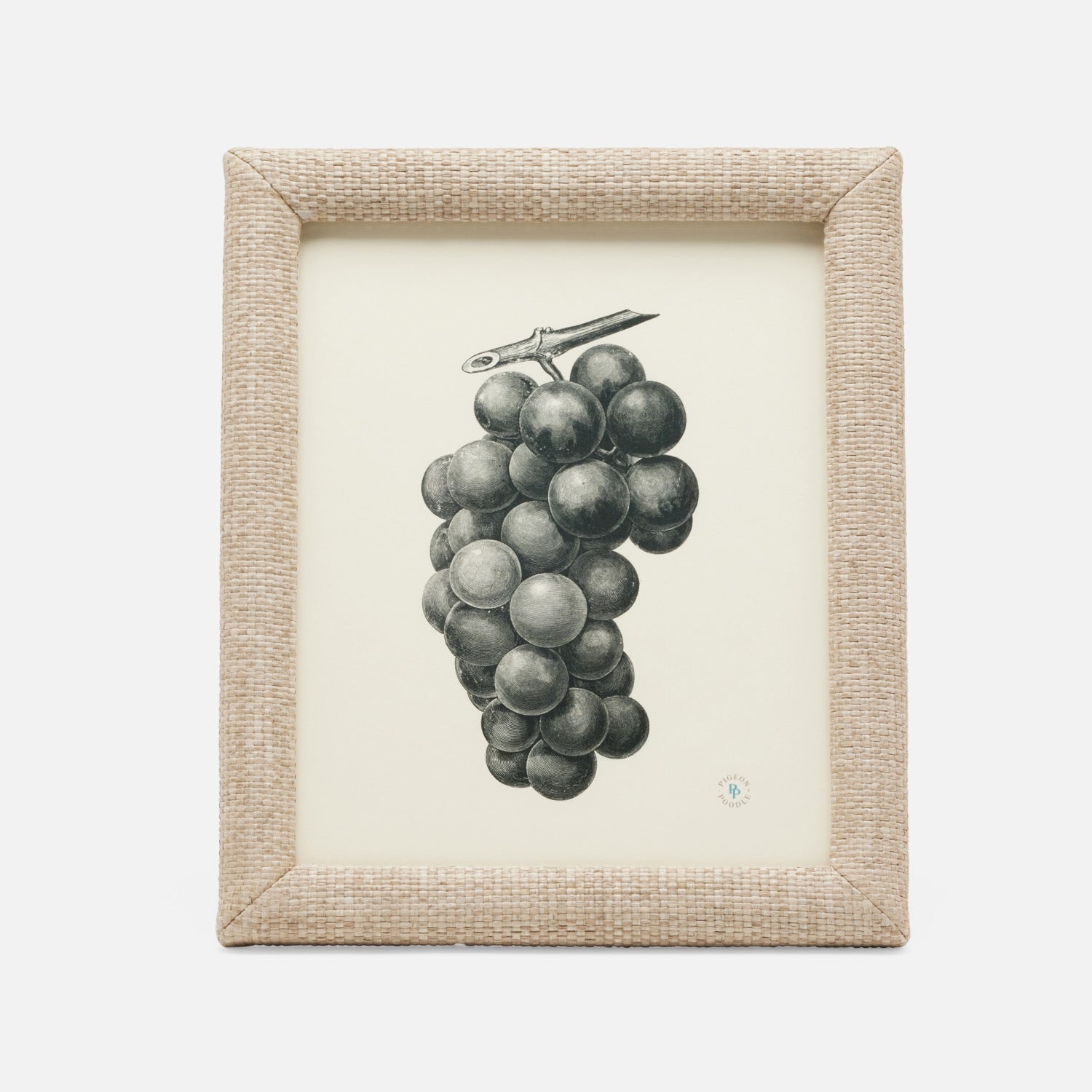 Belem, Ash, Frame, 8"X10", Raffia