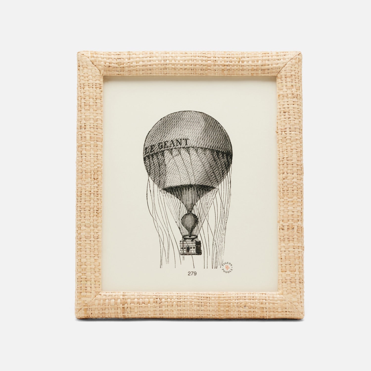 Belem, Natural, Frame, 8"X10", Raffia