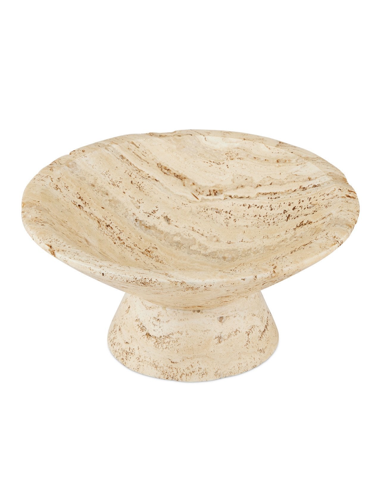 Lubo Travertine Large Bowl