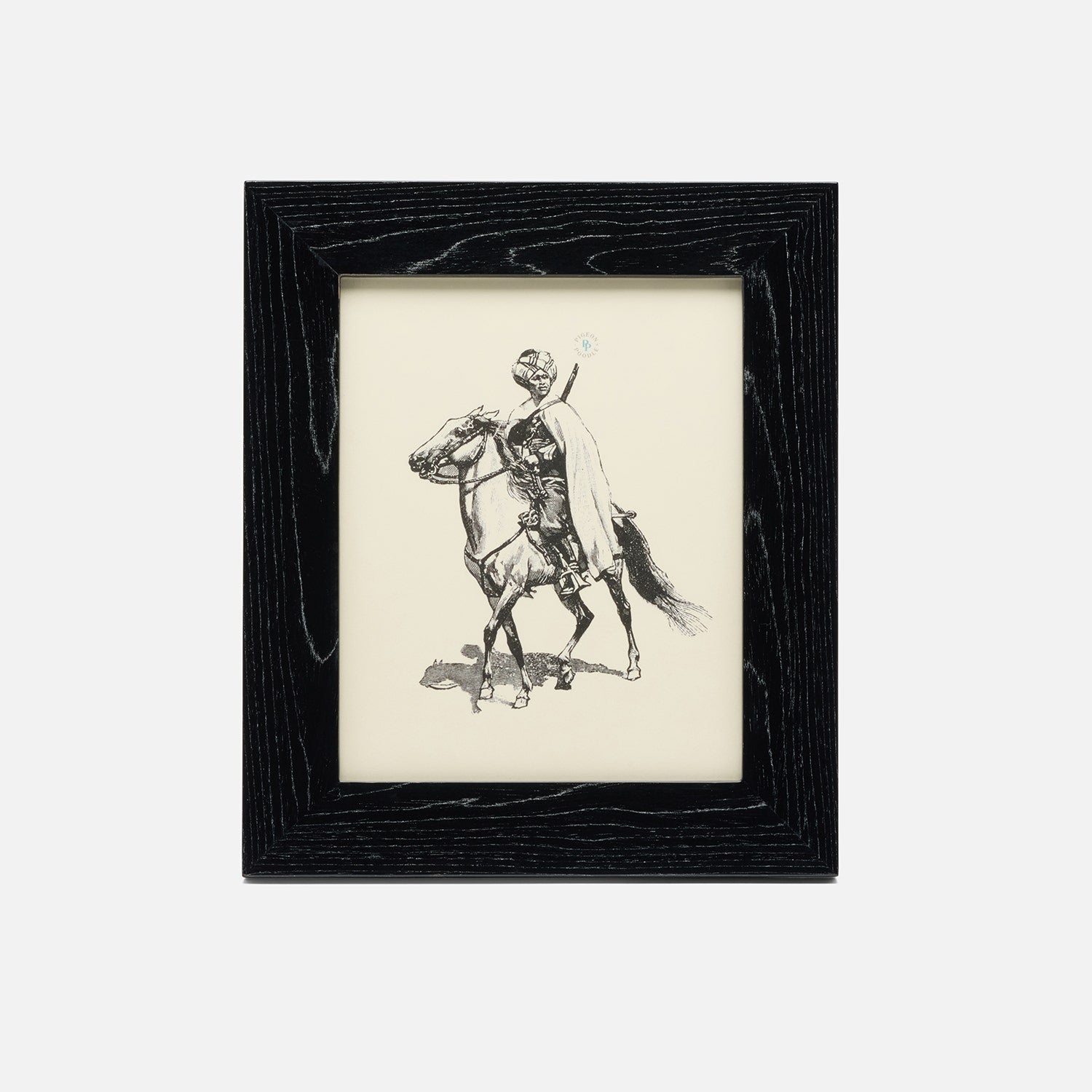 Decatur, Ebony/Silver, Frame, 8"X10", Veneer