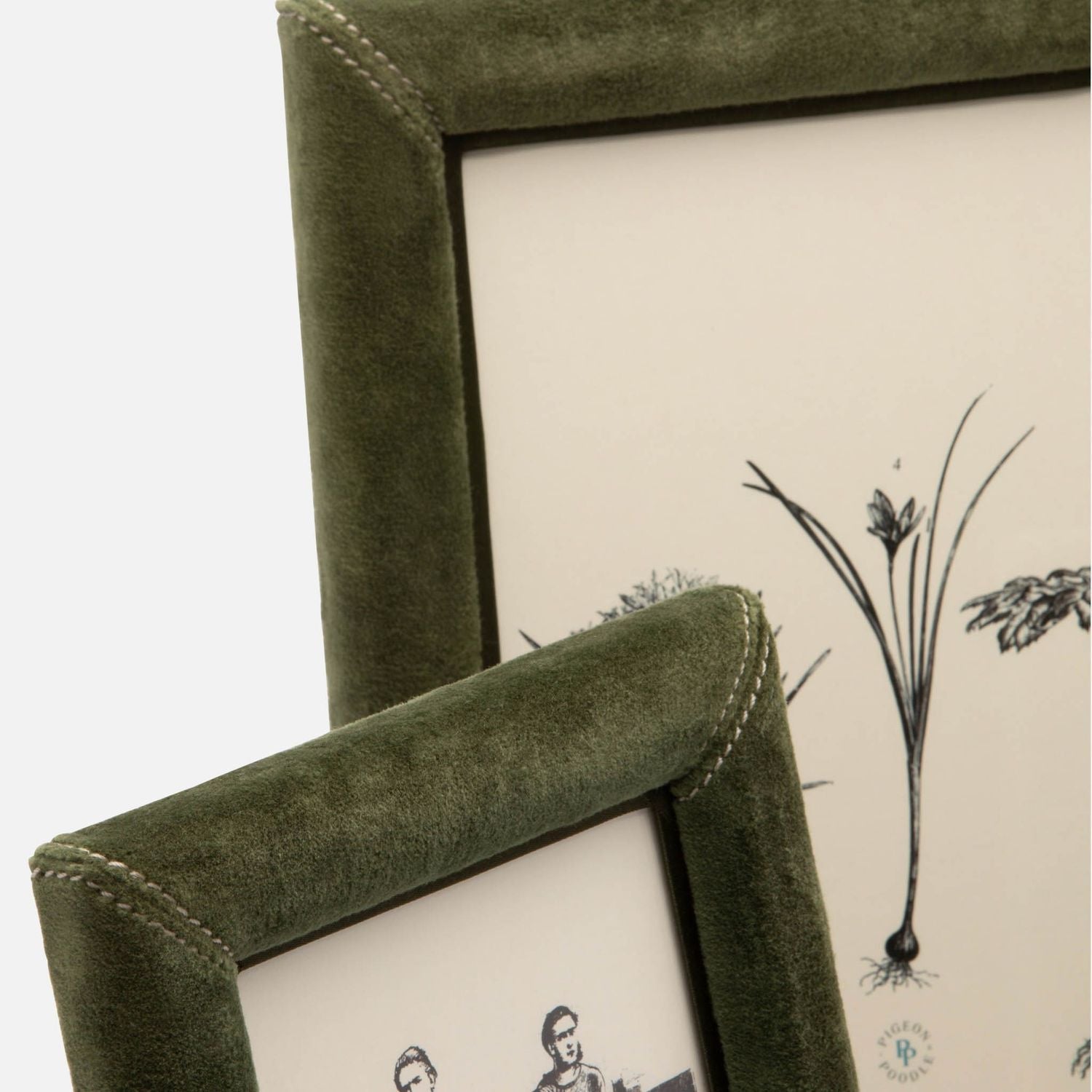 Juneau, Deep Green, Frame, 5"X7", Velvet